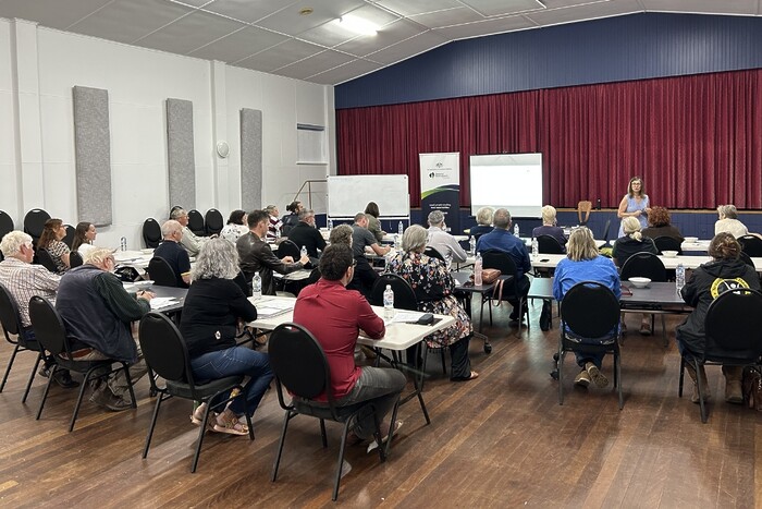 Grant Writing Masterclass participants at Mount Compass session